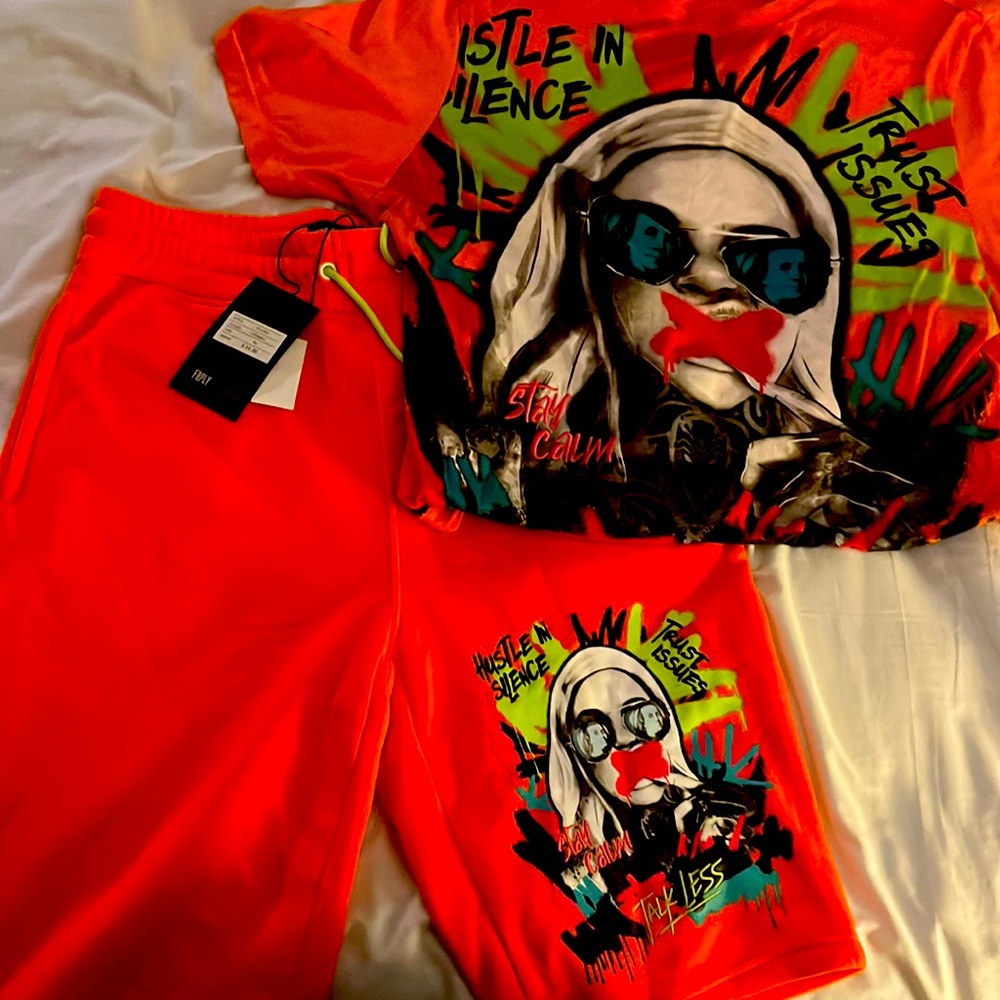 Shirt and shirt set! This makes a statement in swag🤩